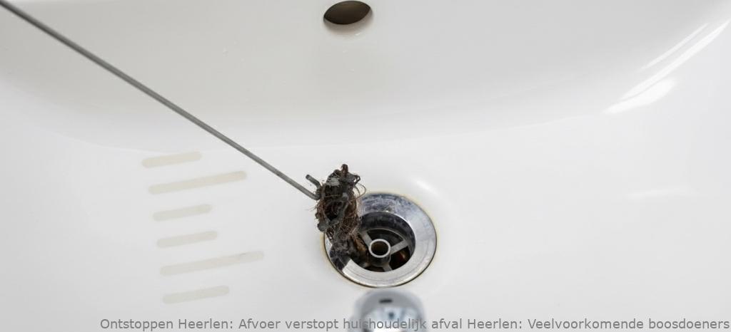 Afvoer verstopt huishoudelijk afval Heerlen: Veelvoorkomende boosdoeners
