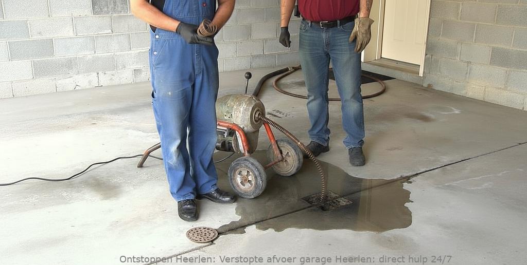 Verstopte afvoer garage Heerlen: direct hulp 24/7