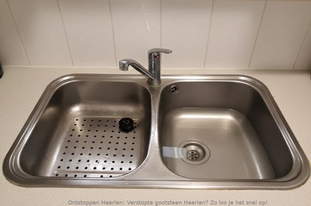 Verstopte gootsteen Heerlen? Zo los je het snel op!